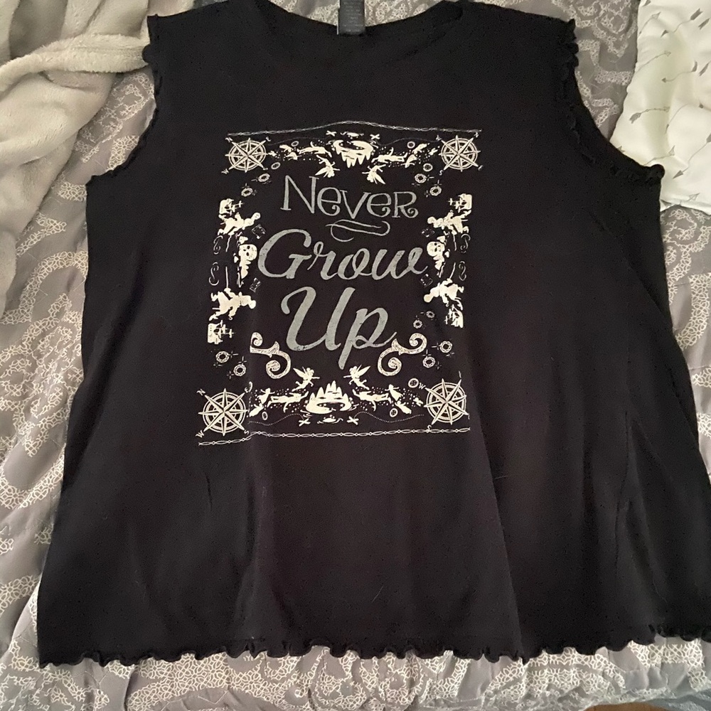 Peter Pan never grow up tank top